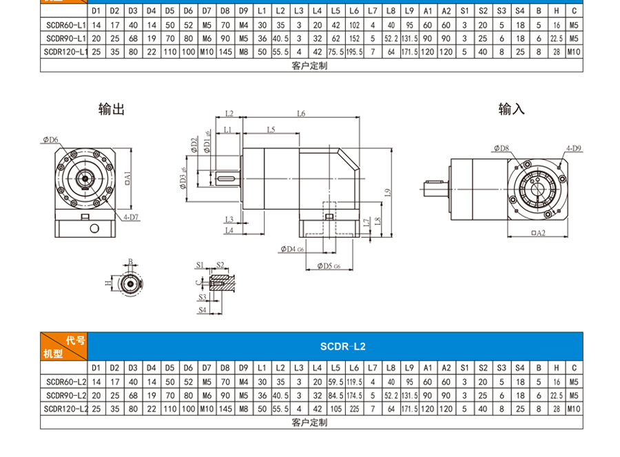 博時德行星減速機(jī)  SCDR系列